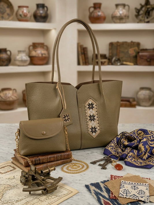 The Artisan Full Leather Tote
