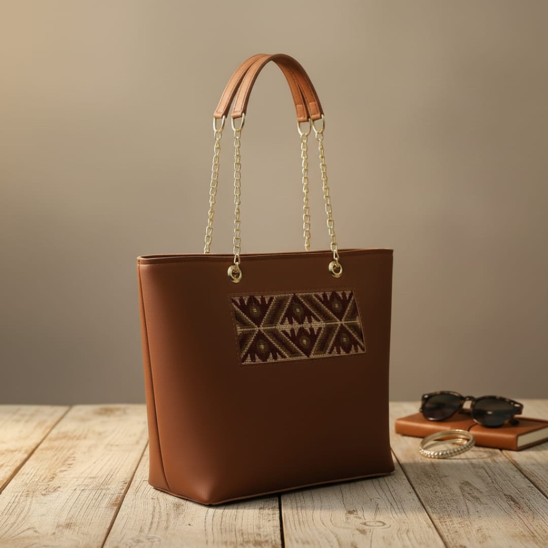 The Dadi’s Virsa brown tote bag