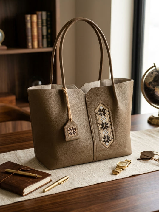 The Artisan Full Leather Tote