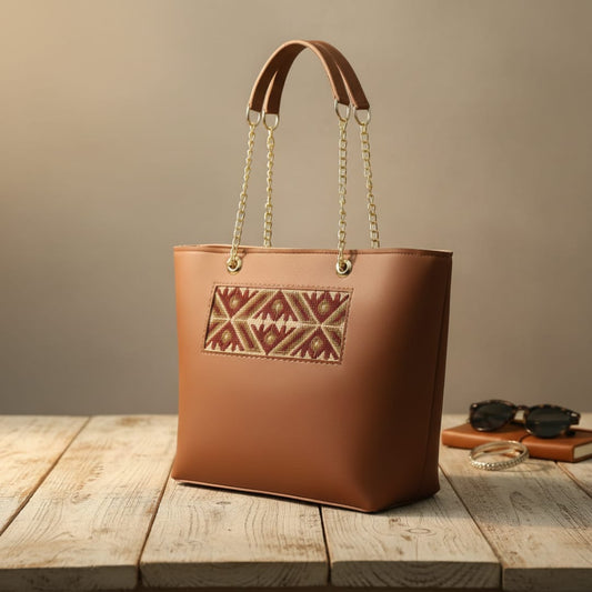 The Dadi’s Virsa brown tote bag