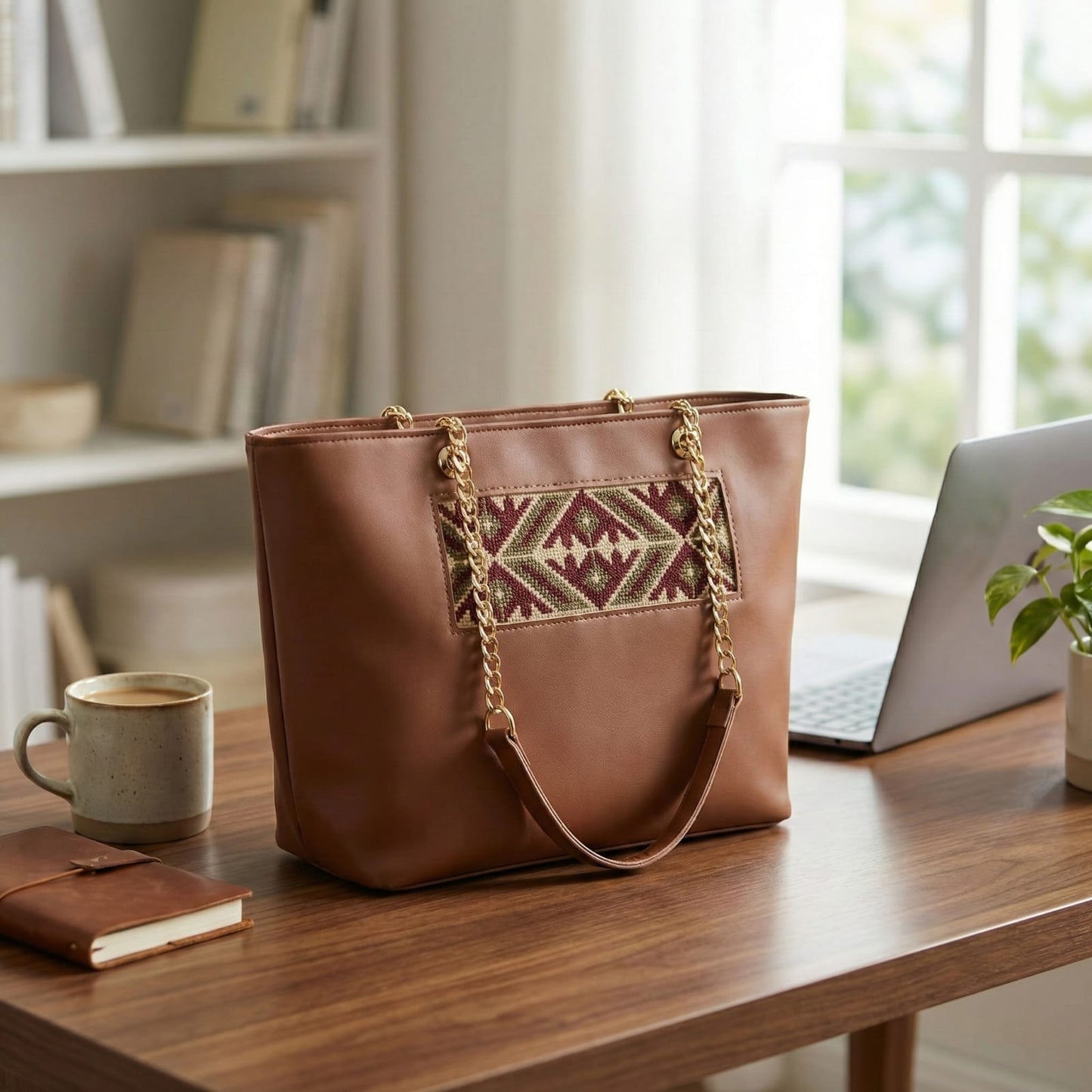 The Dadi’s Virsa brown tote bag