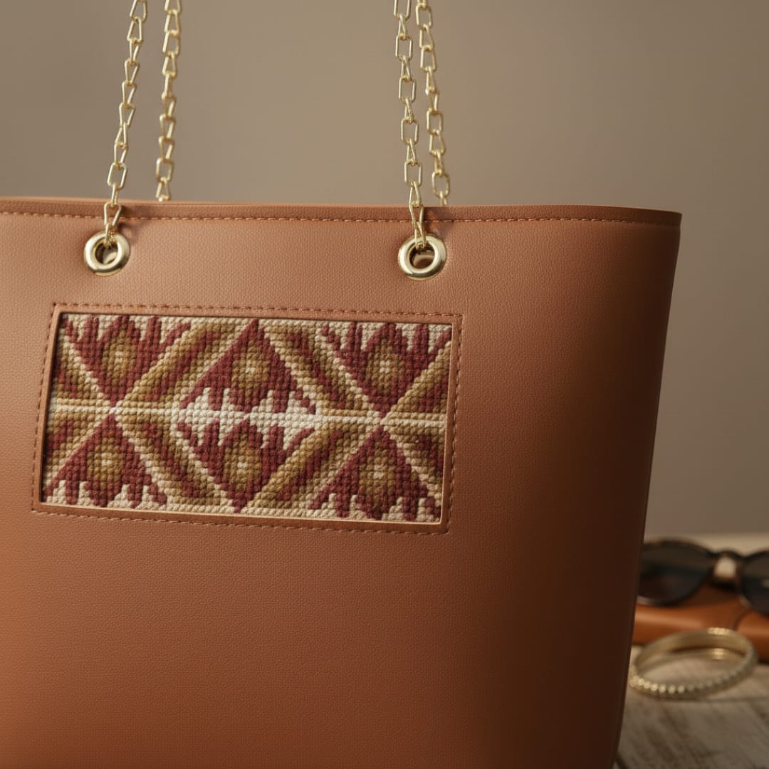 The Dadi’s Virsa brown tote bag